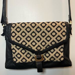 DVF Drew Connect Jacquard bag